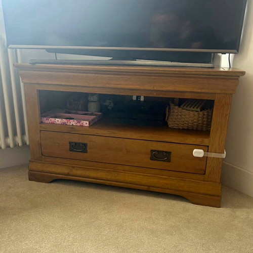 Brown wooden stand 102cm - stand,