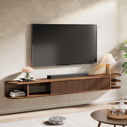 180cm solid wood floating - floating, tv