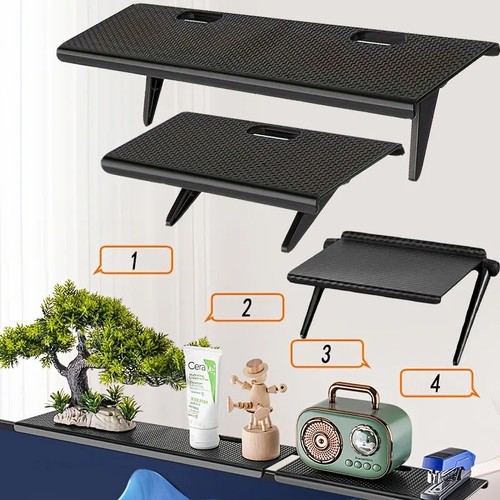 Adjustable screen top shelf - adjustable, tv
