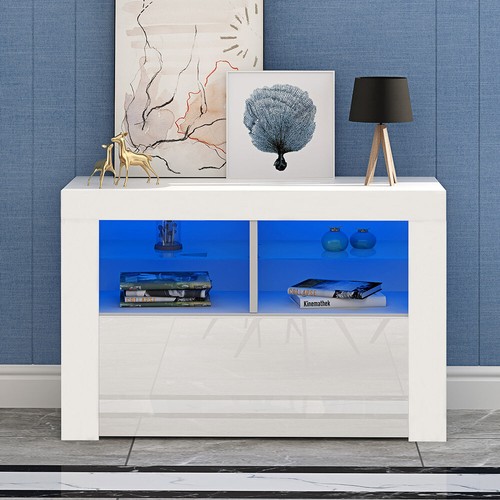Modern white unit cabinet - unit,