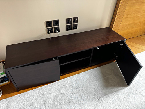 Mahogany stand 160cm 2 - mahogany, tv
