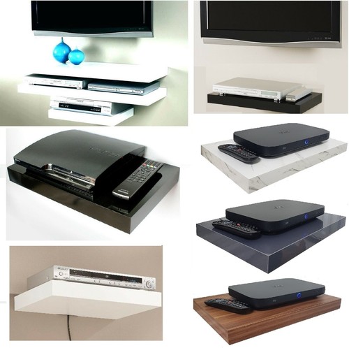 Floating media shelves - floating,