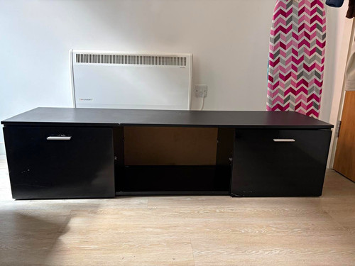 Black freestanding stand 2 - black,