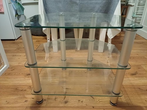 Clear glass hifi stand up - glass,