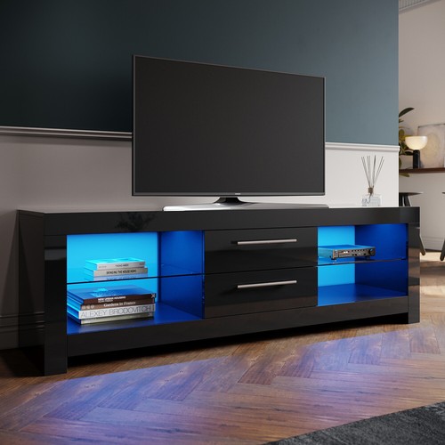 High gloss black unit - high,