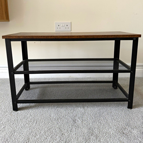 Wood metal tv stand - wood, &
