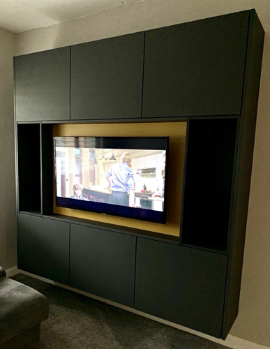 Charcoal grey rectangular tv - charcoal,